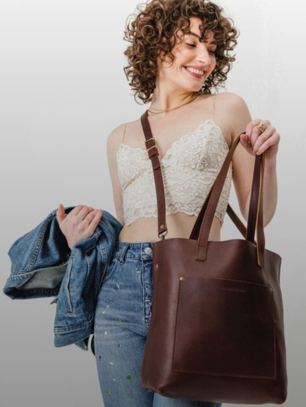 Portland Leather Tote